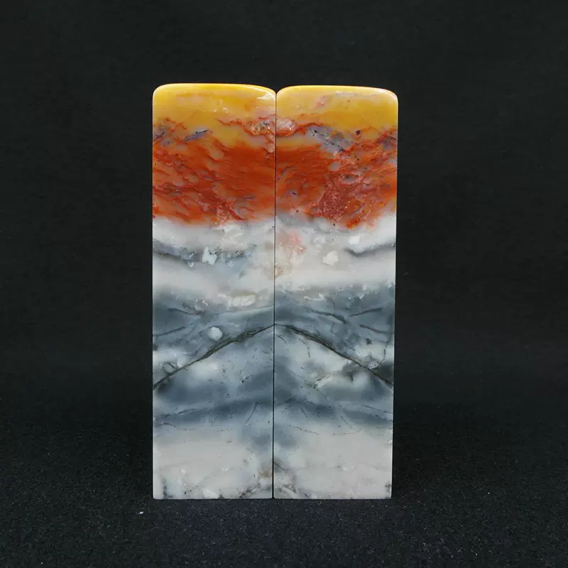 61ラオス石 手彫り 篆刻 書道 印材 日展 遊印 雅号印 61ラオス石手彫り