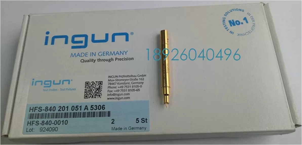 ingun/英冈HFS-840 201 051 A 5306德国原装进口RF射频测试探