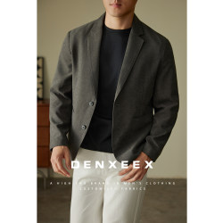 【Italian Gentleman Series】Denxeex Commuting Suit Jacket Men's Business Casual Spring and Autumn Single Suit Jacket