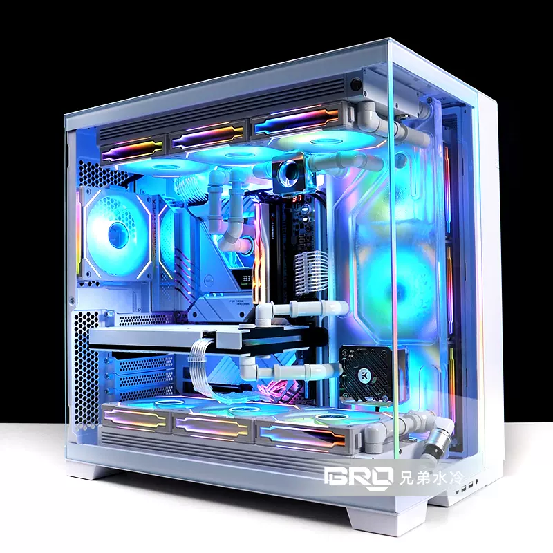 i9 13900KF/RTX4070/4080聯力O11D EVO海景房兩件式水冷電腦主機-Taobao