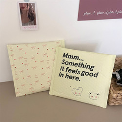 LAOSHU Copyrighted Models ins Fresh Style Courier Bags, Envelope Bags, Thickened Clothing Packaging Bags, Shockproof Bubble Bags