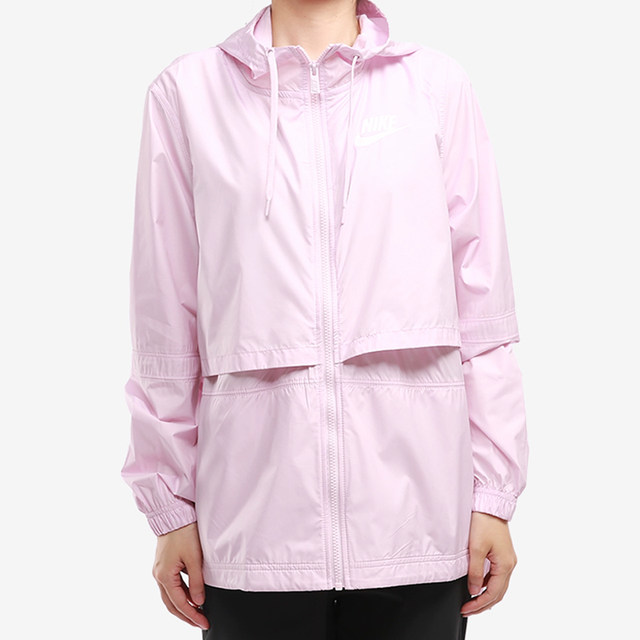 Nike Nike Women's Athleisure hooded sunscreen thin Loose jacket Outwear ...