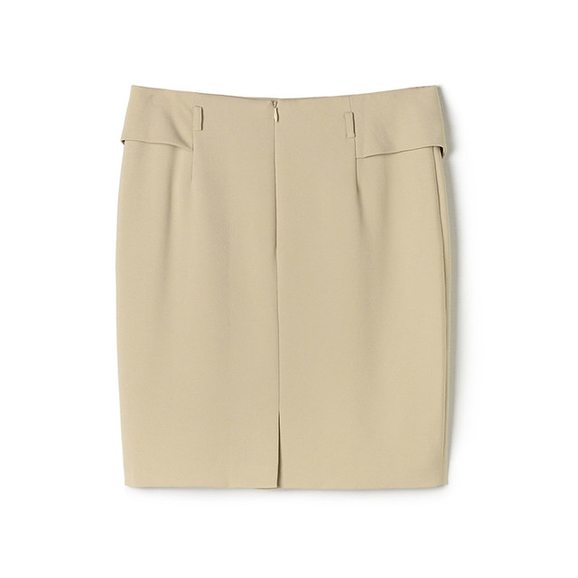 Shopping mall cabinet withdrawal brand discount women's clothing clearance spring and autumn temperament commuting medium skirt solid color hip-packing slim skirt