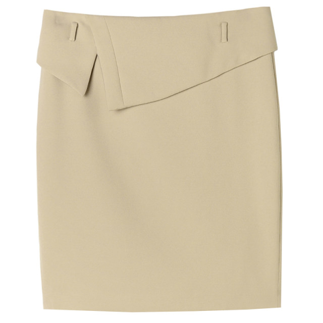 Shopping mall cabinet withdrawal brand discount women's clothing clearance spring and autumn temperament commuting medium skirt solid color hip-packing slim skirt