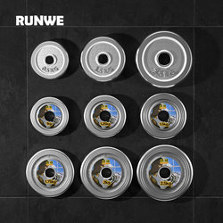 Langwei Pure Steel Dumbbell Plates Electroplated Cast Iron Dumbbell Plates Barbell Plates Dumbbell Gift Box Protective Rubber Sleeve Connector Accessories