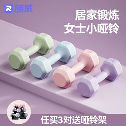 Langwei Dumbbells Women's Fitness Home Equipment 5kg Pair of Small Dumbbells Men's Kettlebells Barbell 2kg Arm Muscle Training