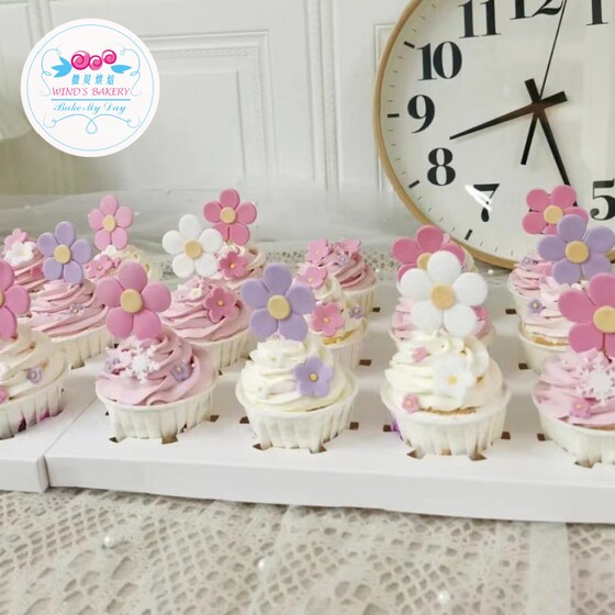
Blossom Cups Cupcakes Animal Cream Desserts Internet Celebrity Shanghai City Delivery Weibei Cake