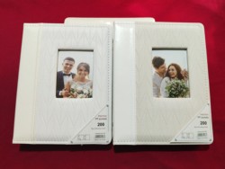 Foreign Trade Original Simple Embossed Leather Cover Windowed 6-Inch 4R 200-Page Insert Family Photo Album Book Storage Book