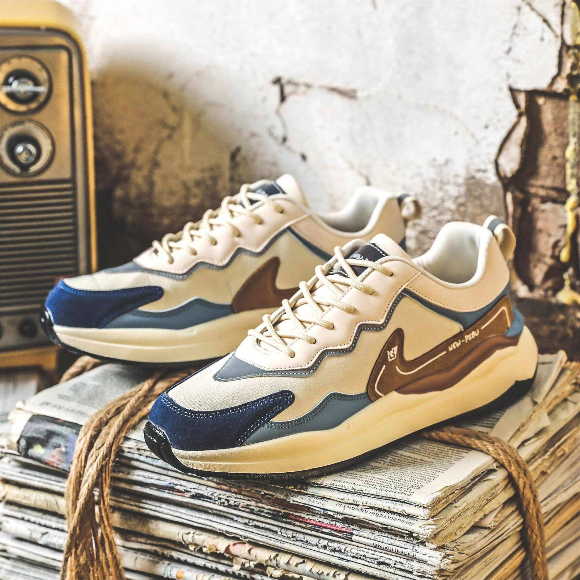 香港潮牌 itmy3男鞋2024春季新款软底休闲运动鞋男阿甘鞋老爹潮鞋