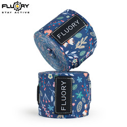 Fluory Boxing Bandages Elastic 5m Aquatic Plant Print Sanda Fighting Training Muay Thai Hand Wraps