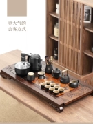 Tangfeng trà cao cấp nhà mới hoàn toàn tự động cung cấp nước tích hợp gỗ mun chắc chắn khay trà nhẹ sang trọng bộ ấm trà