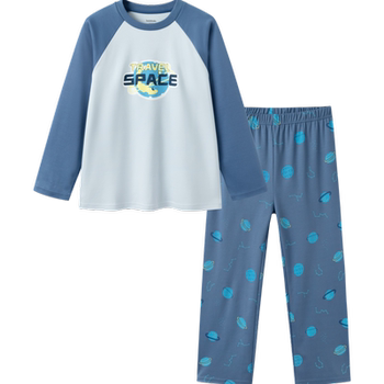 
Balabala children's pajamas set Little Children's Big Children 2025 Spring and Autumn New Boys' Home Suit Can Go Out Sweet