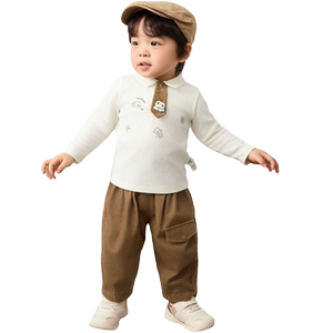 
Balabala children's clothing baby t-shirt boys long-sleeved tops spring and autumn style t-shirt casual versatile tops