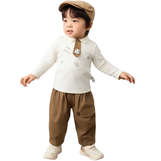 
Balabala children's clothing baby t-shirt boys long-sleeved tops spring and autumn style t-shirt casual versatile tops