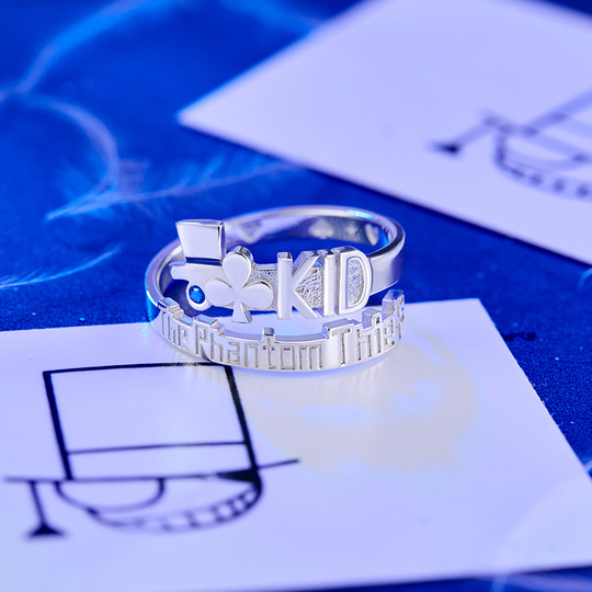 名探偵コナン 怪盗キッド シルバーリング - ラッキーストーンアニメ