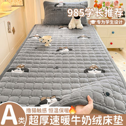Winter Fleece Bed Sheet, Milk Velvet Mattress Pad, Thickened Dormitory Student Single Bed Mat, Blanket, Bed Cover, Cushion