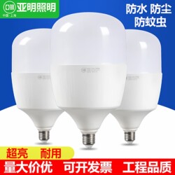 Yaming Led Light Bulb High-Power Household E27 Screw Base Super Bright 200W 100W Energy-Saving Light Bulb Factory Workshop Light