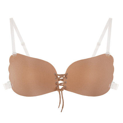 Underwear Seamless Invisible Bra Removable Push Up Thin With Steel Ring
