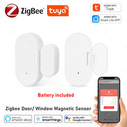 Tuya Tuya Smart Zigbee Door Sensor Window Door Open Close Detector Home Alarm Protection