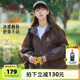 Camel women's light and thin sun protection clothes 2025 summer new UV-proof jacket loose cool and breathable sun protection clothes