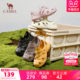 Camel sneakers 2025 spring and summer new versatile hole shoes for women thick sole heightened outdoor beach shoes casual sandals