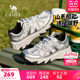 Camel sneakers 2025 autumn new women's outdoor hiking shoes breathable mesh height-enhancing casual shoes for women