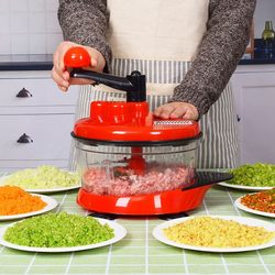 Household Manual Vegetable Chopper, Dumpling Filling Machine, Meat Grinder, Garlic Chopper, Blender, Multifunctional Vegetable Cutter, Kitchen Supplies