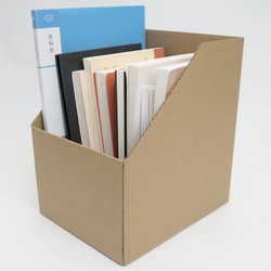 Book Paper Storage Bookshelf File Rack Kraft Paper Student Books Cardboard Book Stand File Frame