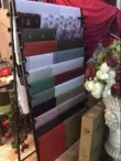 Ruy băng sắt có giá để đồ giấy gói hoa ruy băng kệ hoa cửa hàng khăn lụa giá trưng bày giá đặc biệt mẫu kệ gỗ đẹp Kệ