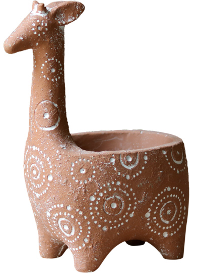 キリンセメントプランター - ハラスケ多肉植物プランター