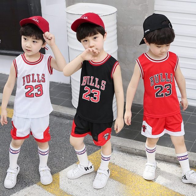 2022 Summer Children's Vest Set Medium and Big Boys Sleeveless T-Shirt ...