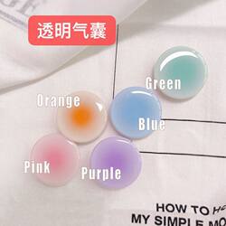 ins Sunset Gradient Airbag Phone Holder Klein Blue Portable Desktop 360-Degree Rotating Round Telescopic Gentle