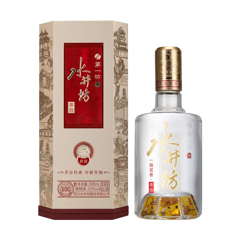 定番のお歳暮 水井坊井台瓶52高度500ml*1浓香型川酒送礼商务喜 その他