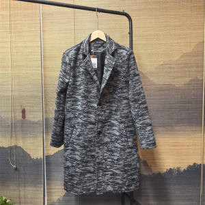 
25C10B5 Autumn and winter Korean version new slim woolen coat high-end mid-length woolen windbreaker trendy brand coat