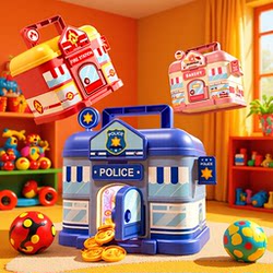 Children's New Key-Shaped Money Box, Large Capacity Savings Bank, Trendy and Reusable Money Storage Box for Boys and Girls