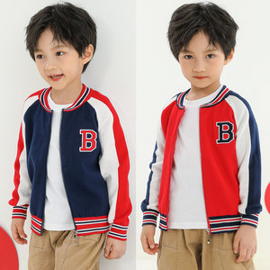 
Special clearance boys knitted cardigan jacket spring and autumn style baby handsome boy knitted sweater children's sweater