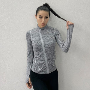 Welfare loss Qing Autumn and Winter Sports Jacket Female Slim Refers to Outdoor Running Frontiers Leisure Fitness Yoga Clothing