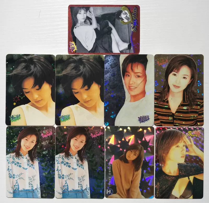 港臺明星卡 日本酒井法子yes卡05 閃卡每張12元 港臺明星卡 日本酒井法子yes卡05 閃卡每張12元