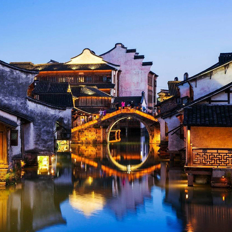 杭州出发|乌镇西栅+西塘+南浔两日纯玩跟团游/夜宿乌镇/江南水乡