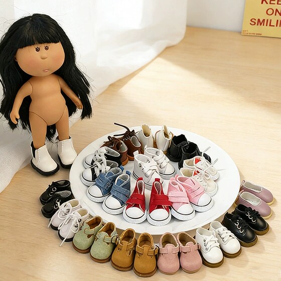 
Spanish Mia potato doll shoes 24 cm mia doll dress-up accessories leather shoes canvas shoes sneakers