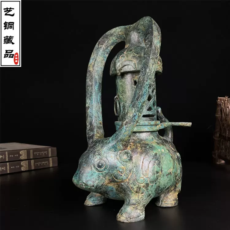 □希少 1950年頃（昭和25年）！落款あり 狂言面・神面 陶器製 根付け