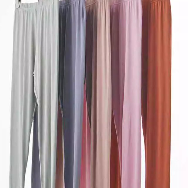 Ultra-thin leggings, autumn pants, trousers, tight white nine-point linen pants, spring and autumn large size