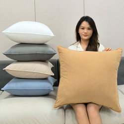 Corduroy Pillow Large Cushion Cover Without Insert for Living Room Sofa Headboard Cushion Light Luxury High-End Feel 60