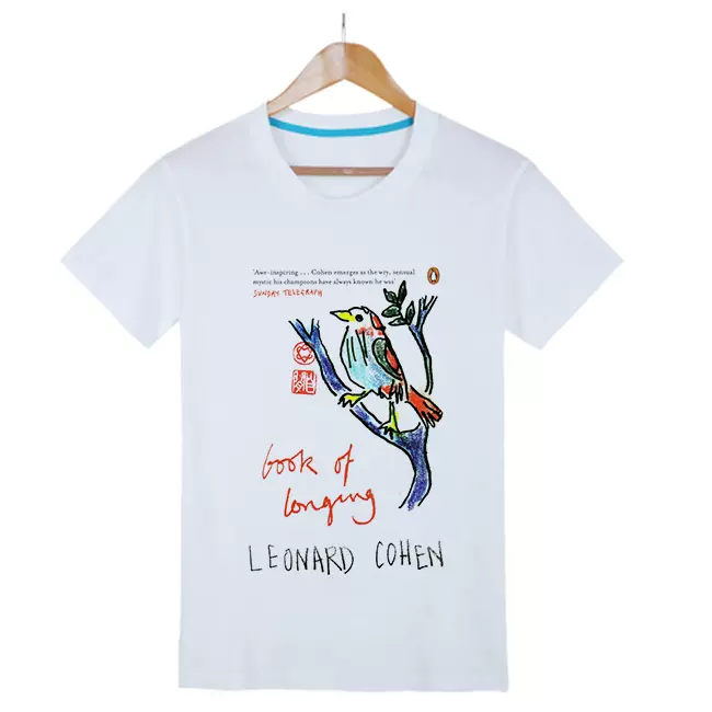 我是你的男人莱昂纳德科恩短袖t恤衫半袖渴望之书Leonard Cohen-Taobao