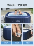 Бестса -надувная спа -ванна Постоянный температурный нагрев температуры