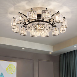 Modern Light Luxury Living Room Chandelier Crystal Lamp 2025 New High-End Villa Lobby Main Light Dining Room Ceiling Lamp