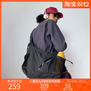 
Momentary Mountain Monterest Outdoor Drawstring Adjustable Ruffle Casual Plaid Crossbody Bag Wandering Bag