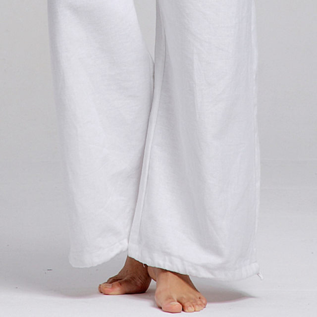 Kangyi Yaichun Summer Summer White Cotton and Mahoga Yoga suit Set female Kundarini Yoga Server Zen Xiu Shi 513
