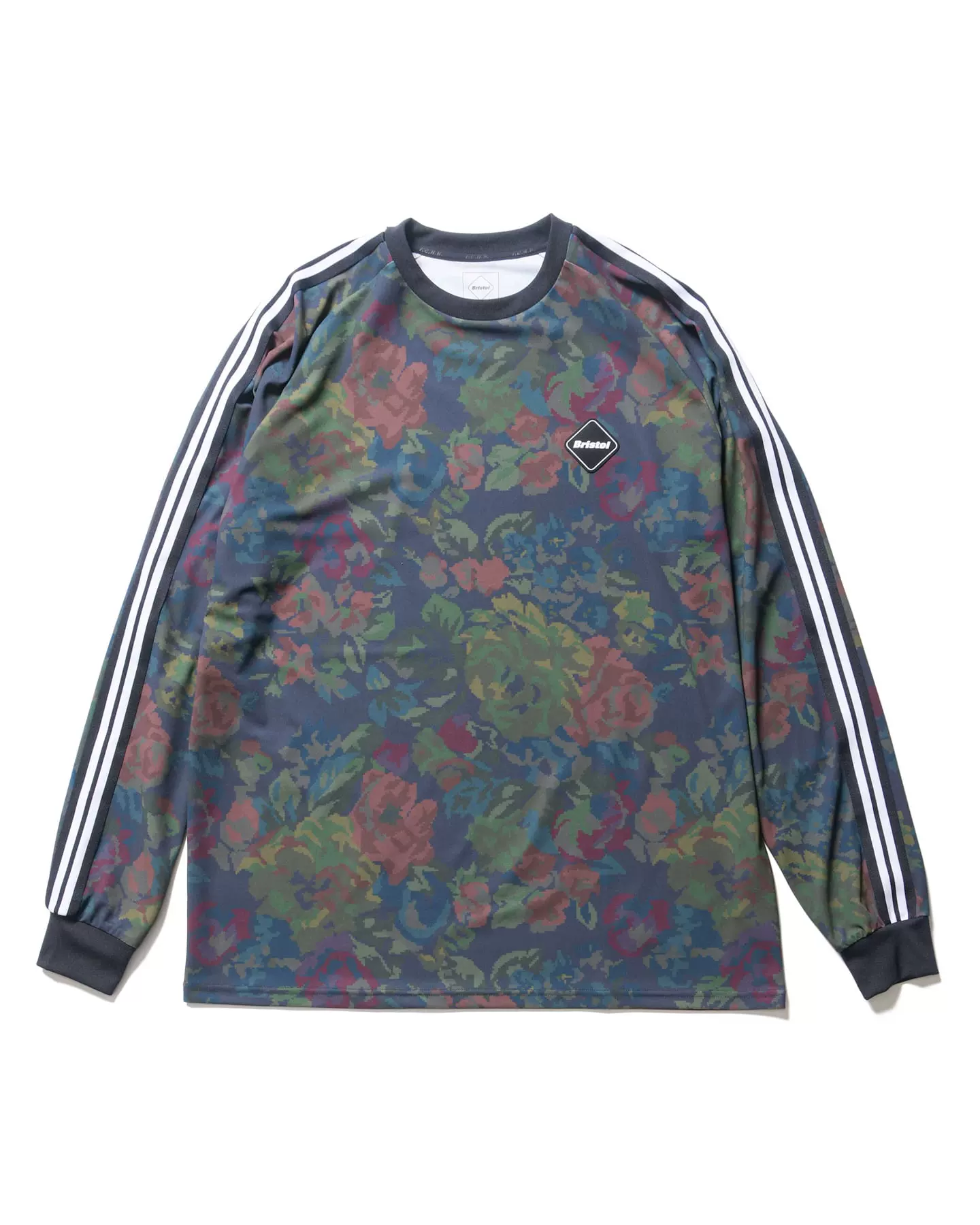FCRB 24SS L/S TRAINING TOP NAVY FLOWER bCTtu-m79963824905 