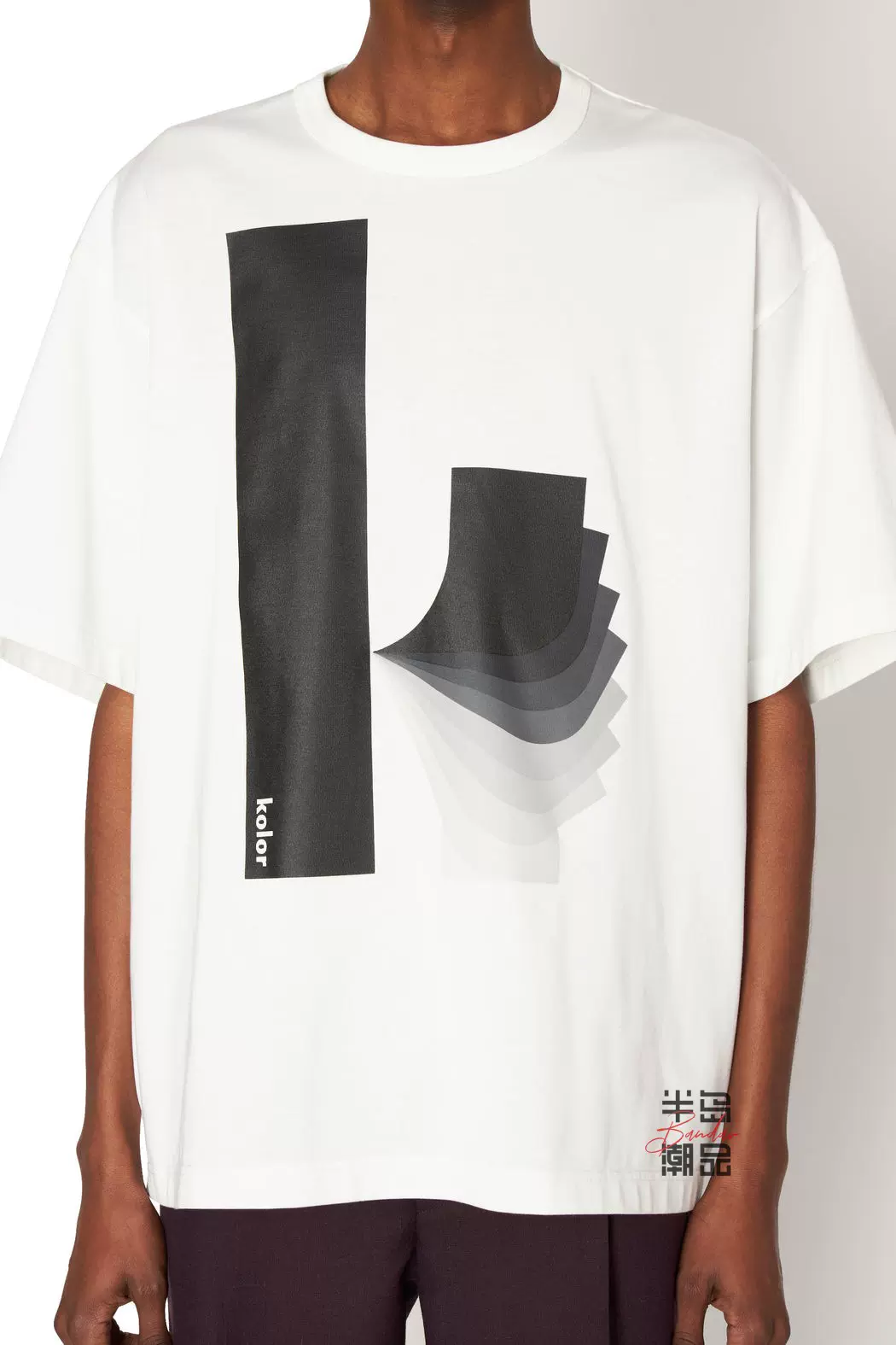 日本Kolor 23AW 字母K 短袖T恤23WCM-T08207-Taobao